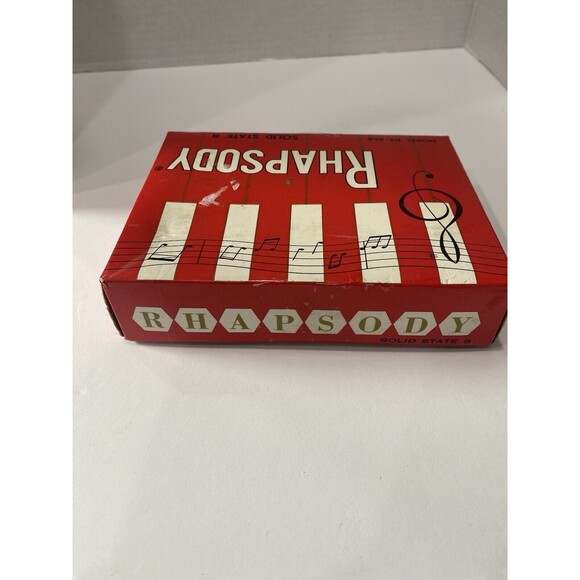 Untested Vintage Rhapsody Solid State 8 AM Pocket Radio Model RY-868 9 Volt - Picture 6 of 11